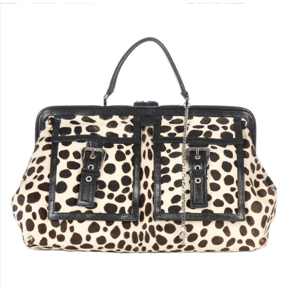 RARE CELINE DALMATIAN BAG- IN NY MAGAZINE-WORN TWICE - Picture 1 of 7